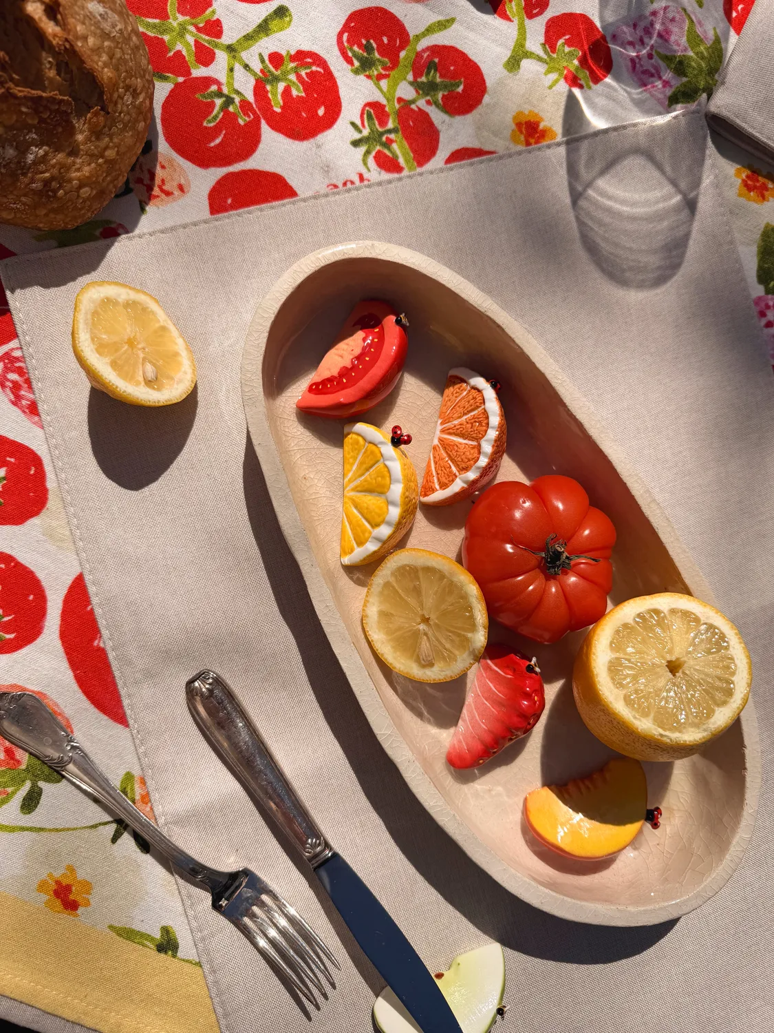 Nach Bijoux Art de vivre n°2 set 6 porte-couteaux fruits