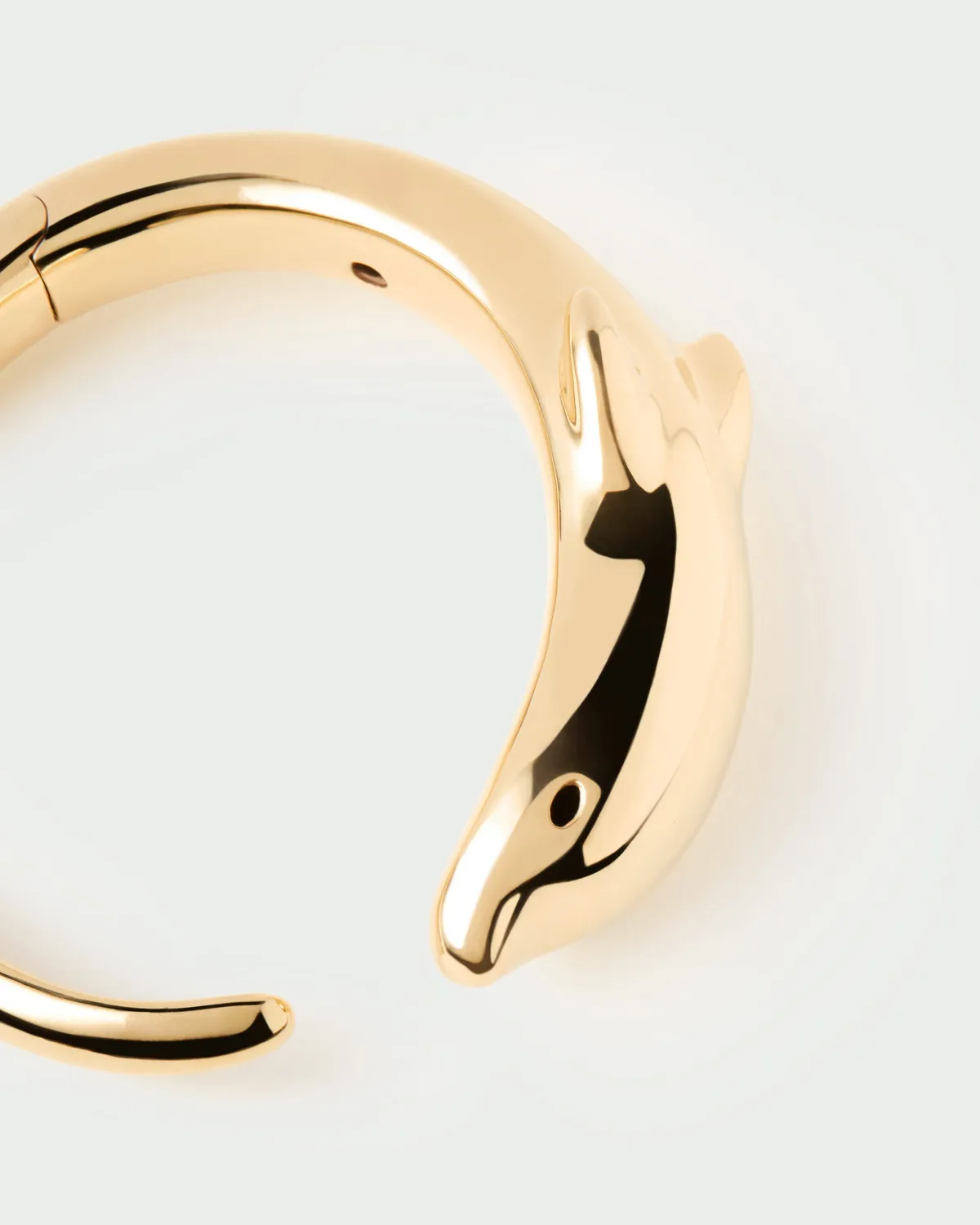 PDPAOLA Dolphin bracelet jonc doré 16 mm