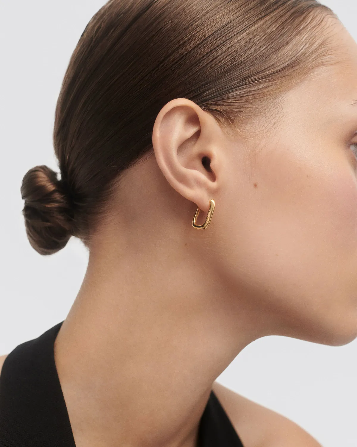 PDPAOLA Rodeo boucles pendantes dorées 60 mm