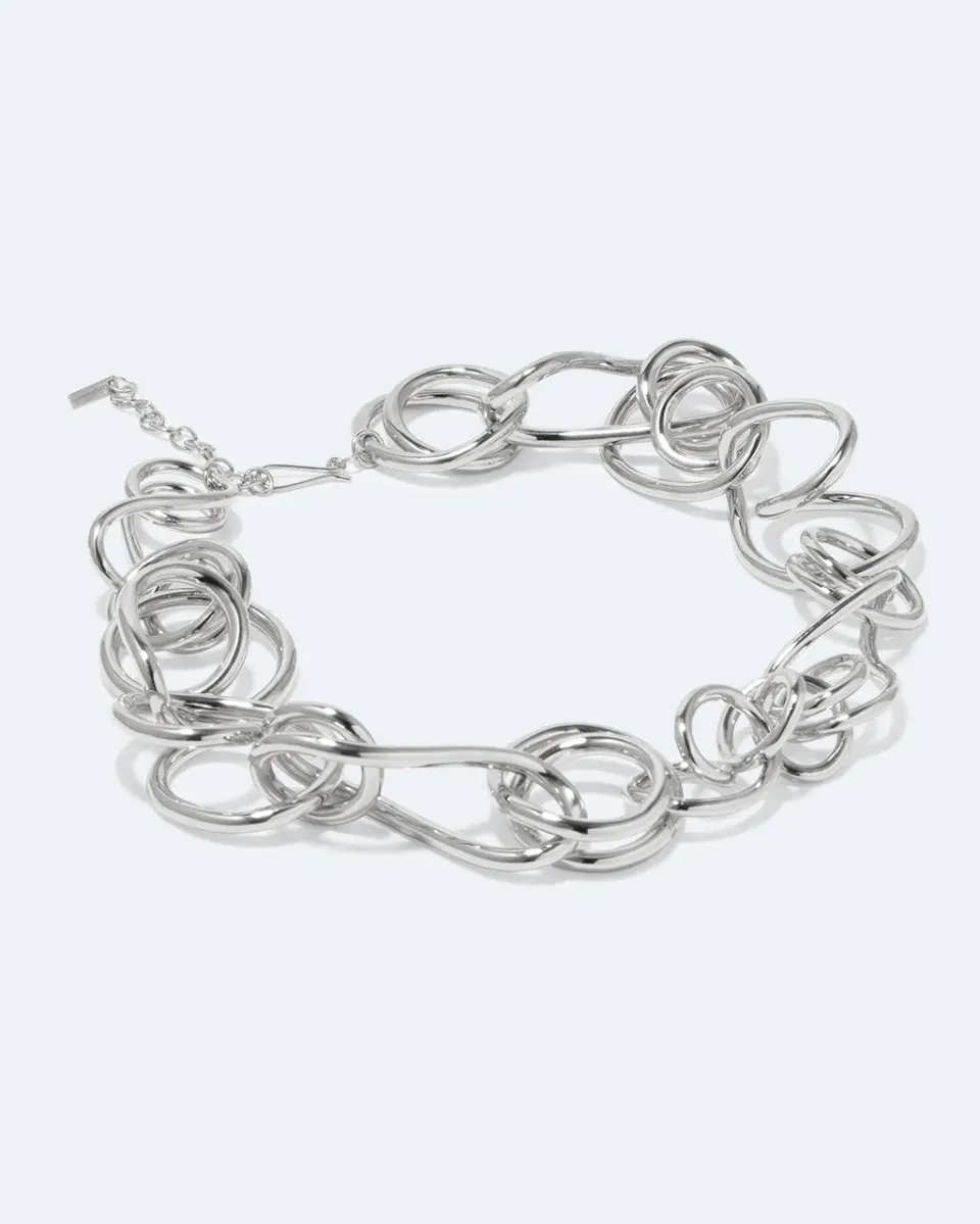 Completedworks Befuddled collier platiné ras de cou