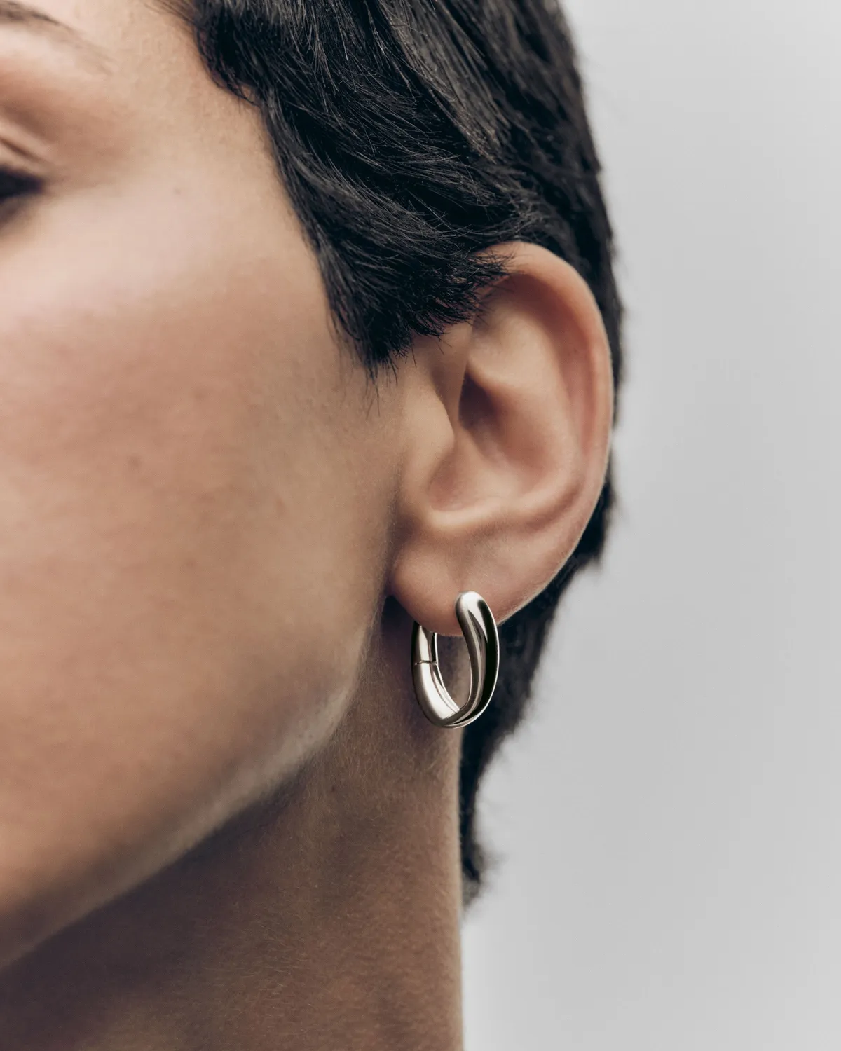 PDPAOLA Rodeo Helix créoles argent 20 mm