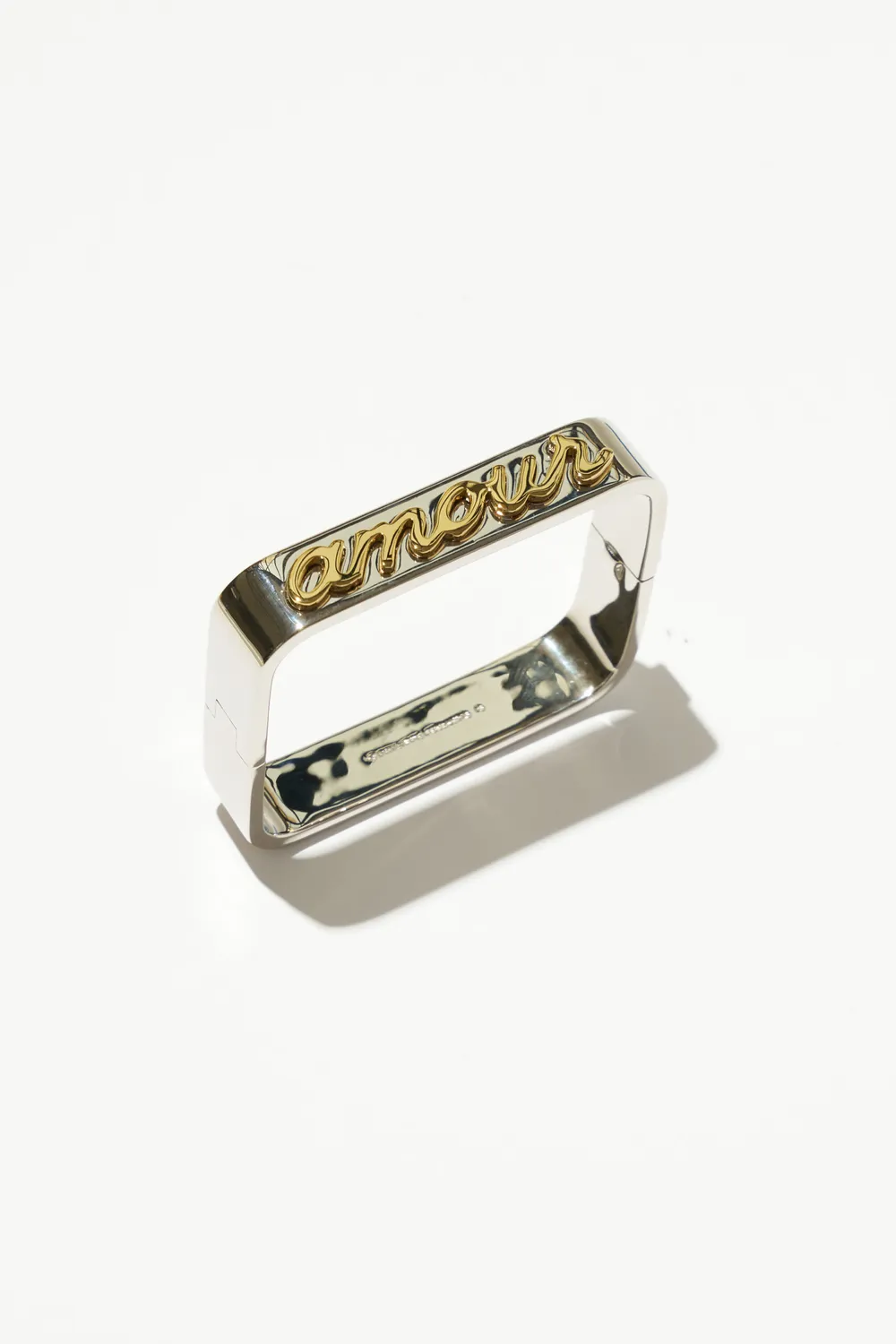 Philippe Ferrandis Amour jonc bracelet bicolore doré