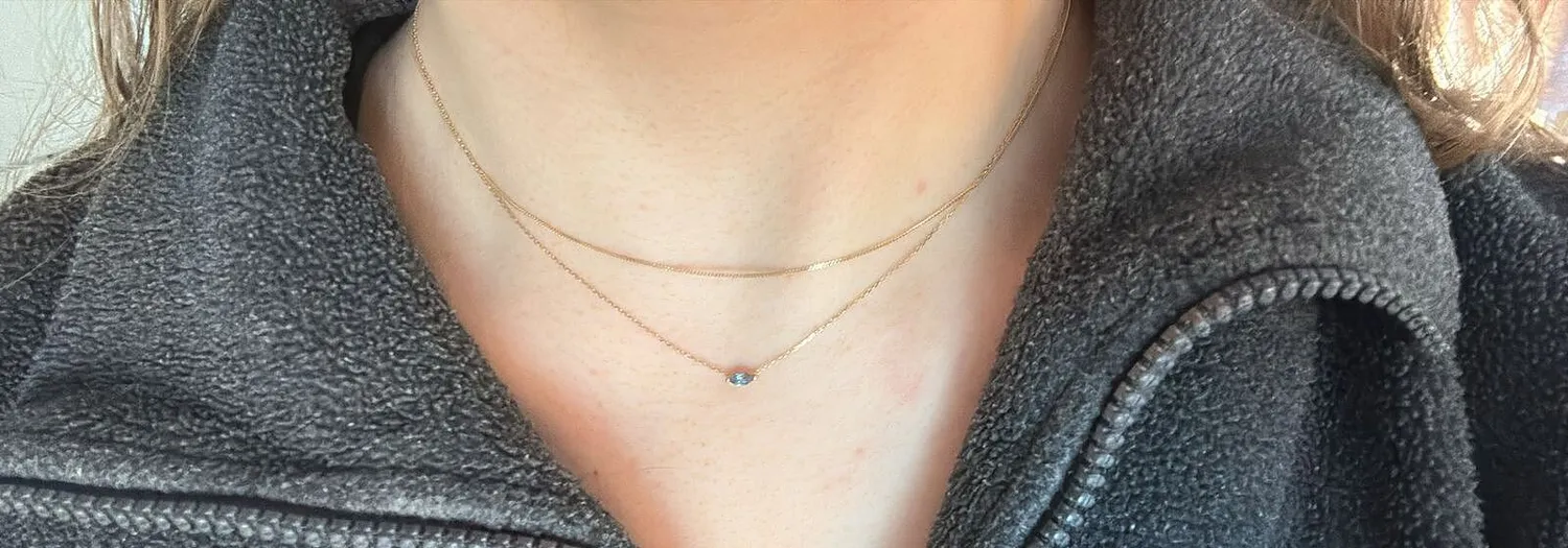 Astrid & Miyu Miyu Chain collier or massif chaîne