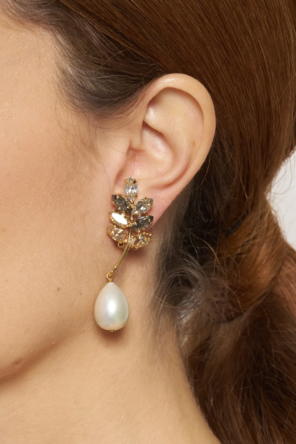 Philippe Ferrandis Ceres boucles d’oreilles clips dorées