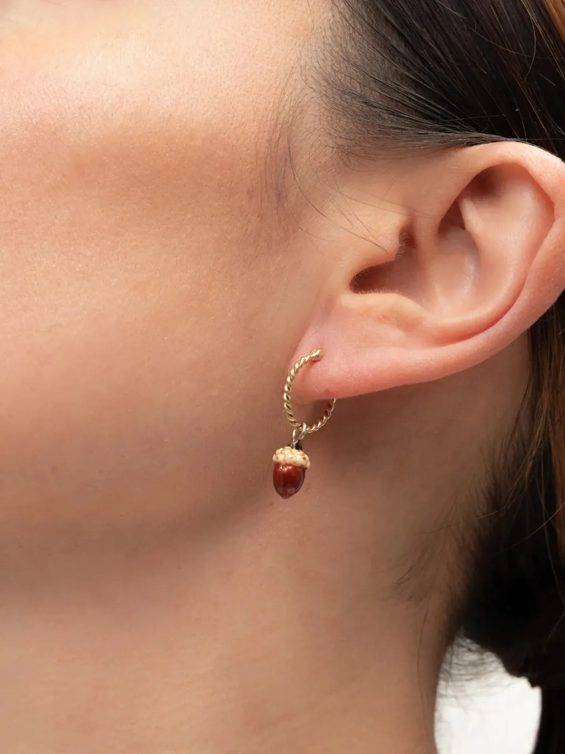 Nach Bijoux Mini créole Gland boucle d'oreille à l'unité