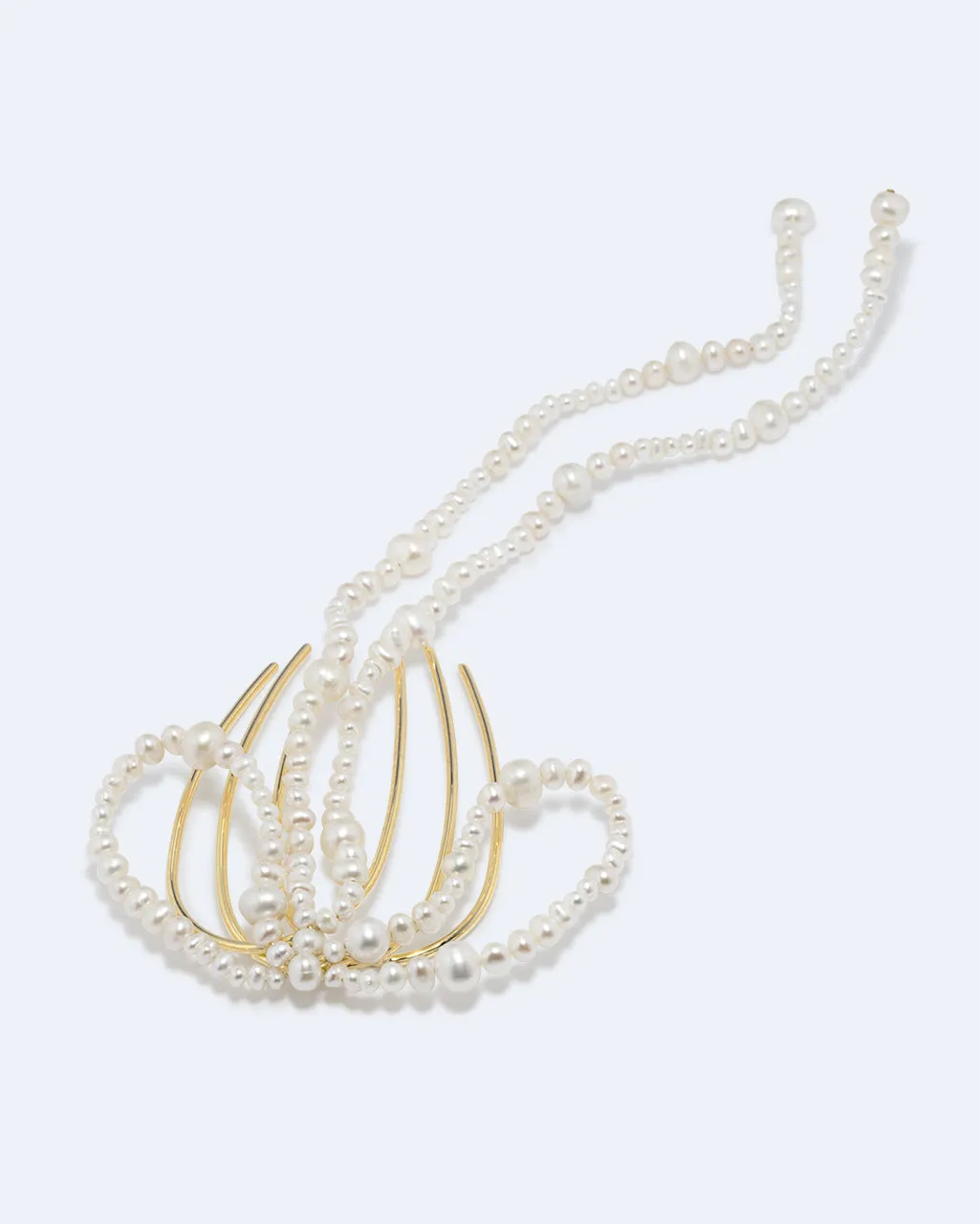 Completedworks Jellyfish peigne cheveux perle doré