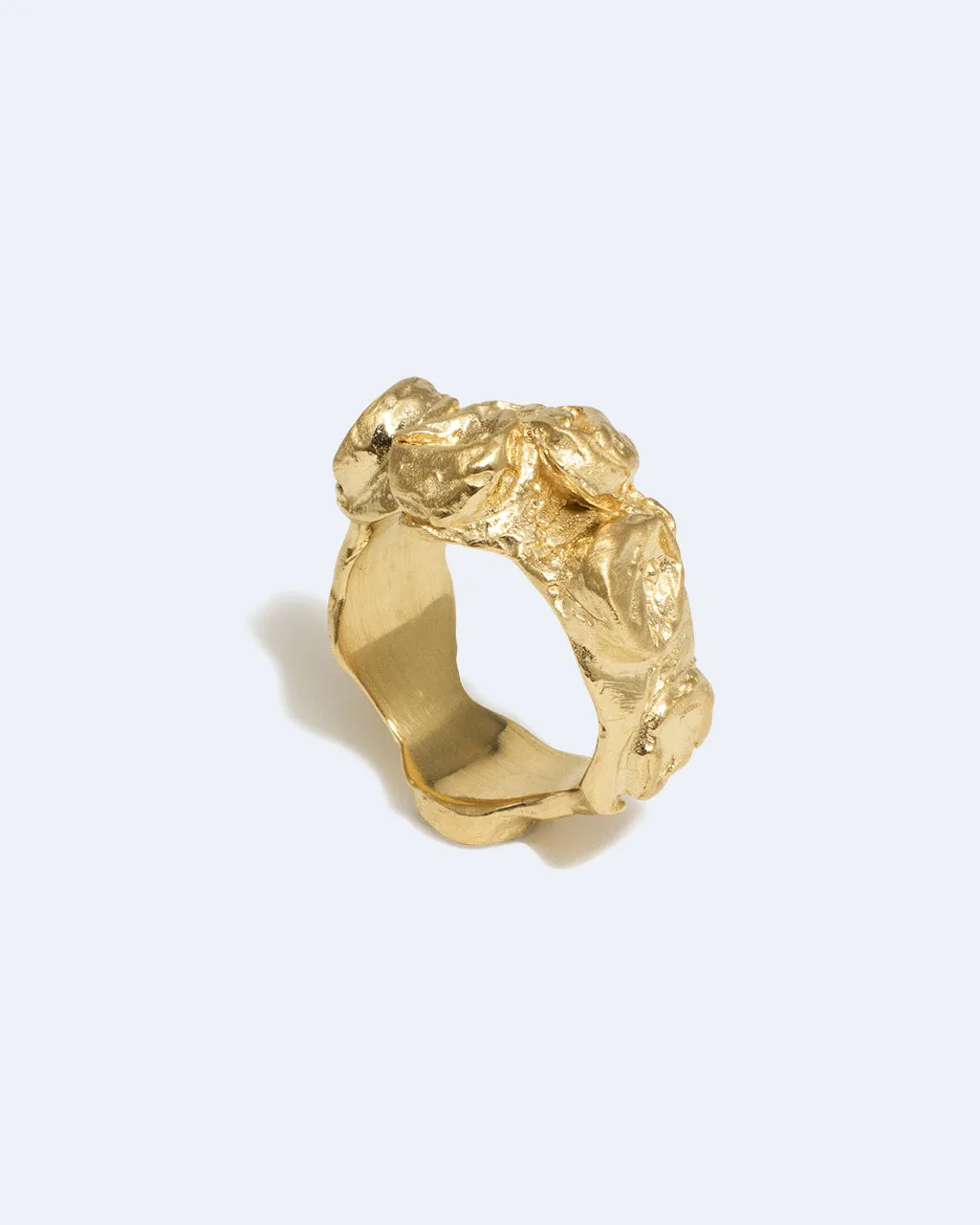 Completedworks Bubble bague vermeil doré tailles L O R