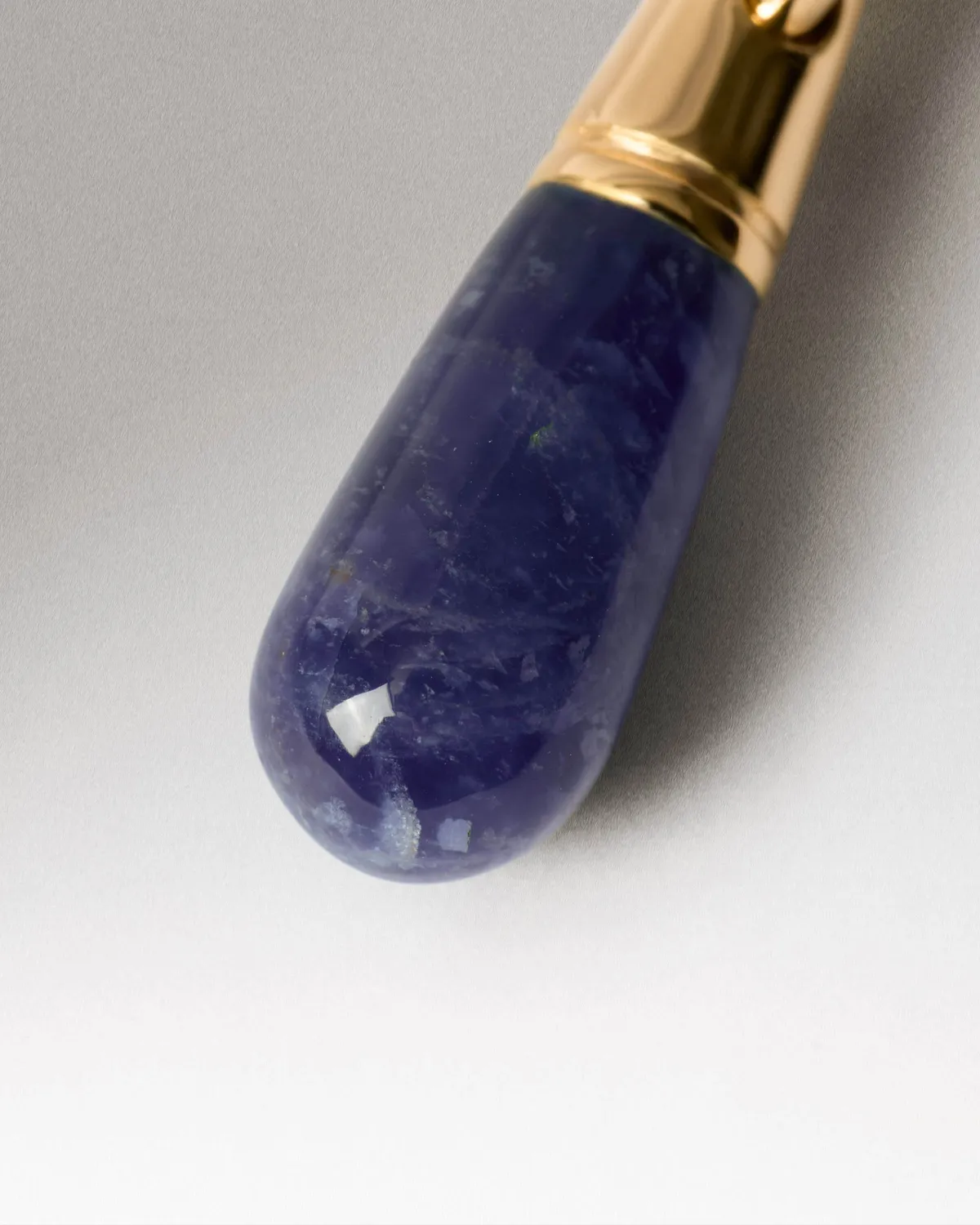 PDPAOLA Sodalite Drop pendentif sodalite doré 22 mm