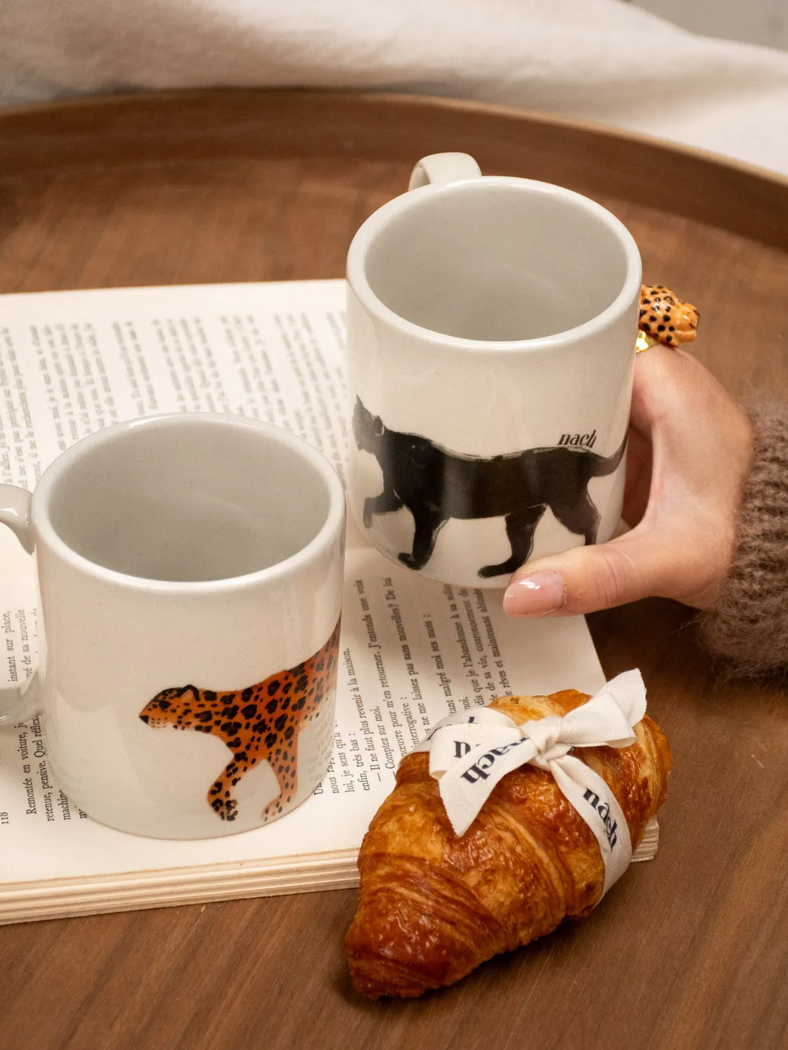 Nach Il était une fois Mug panthère tasse porcelaine