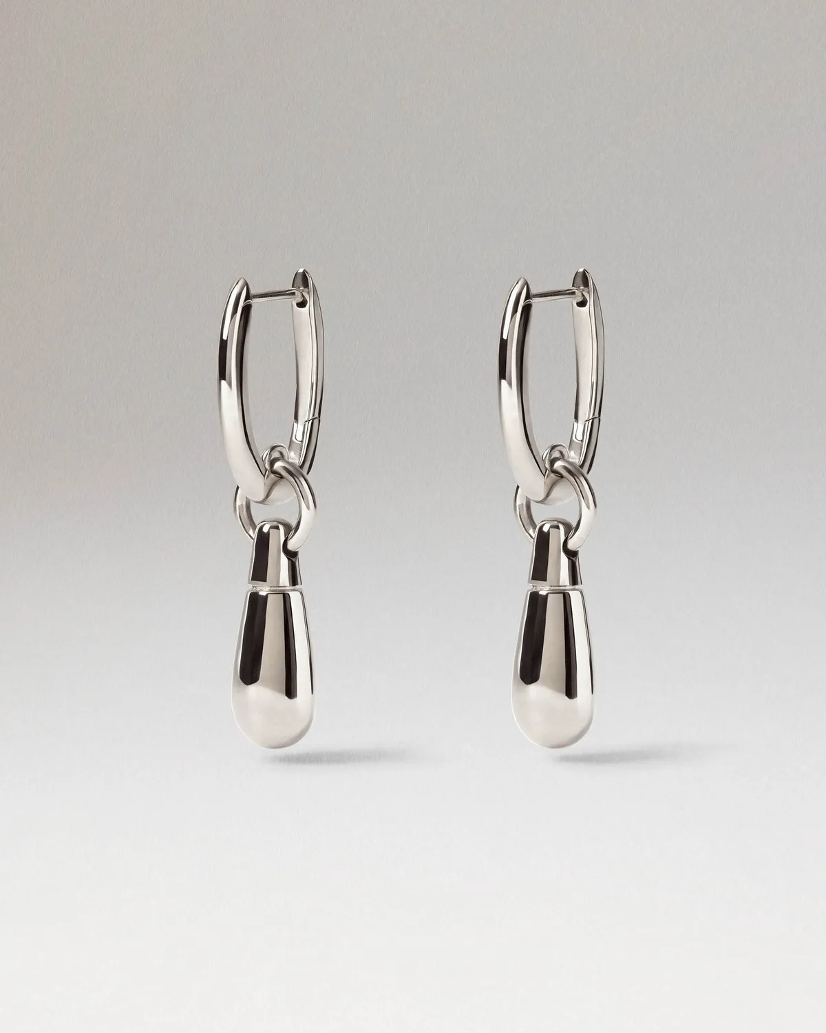 PDPAOLA Jupiter Single Hoop mono créole argent