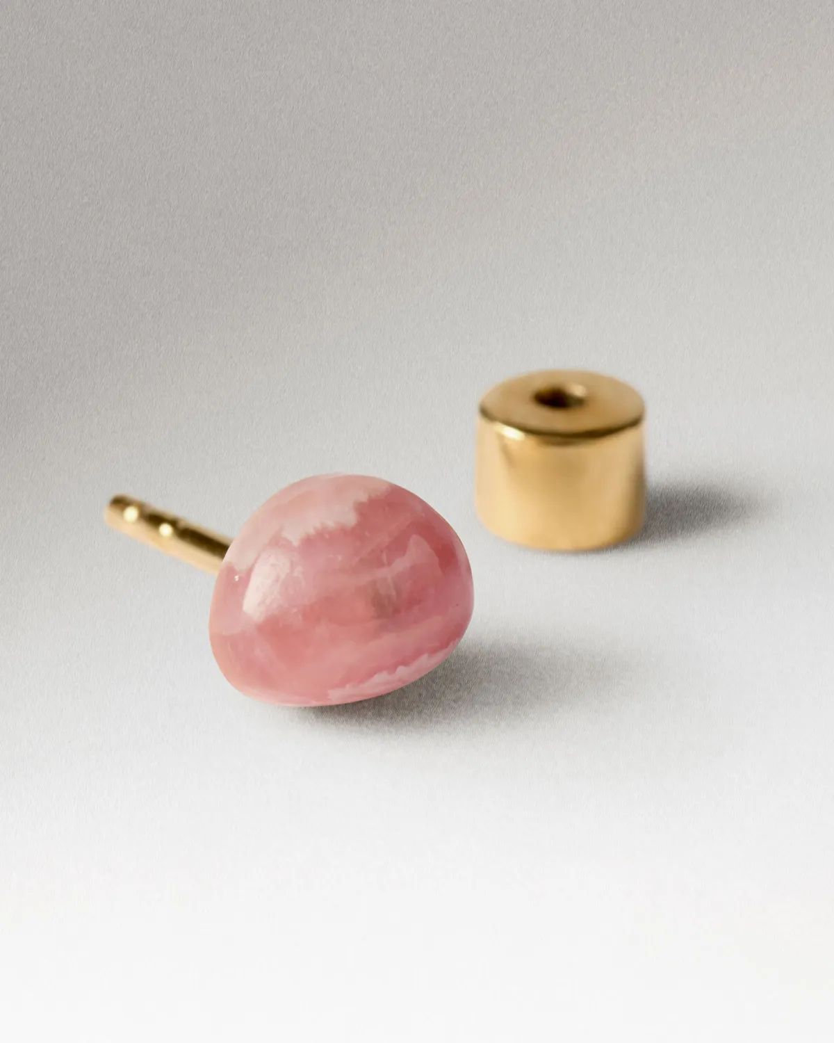 PDPAOLA Gravity Rhodochrosite piercing oreille rhodochrosite