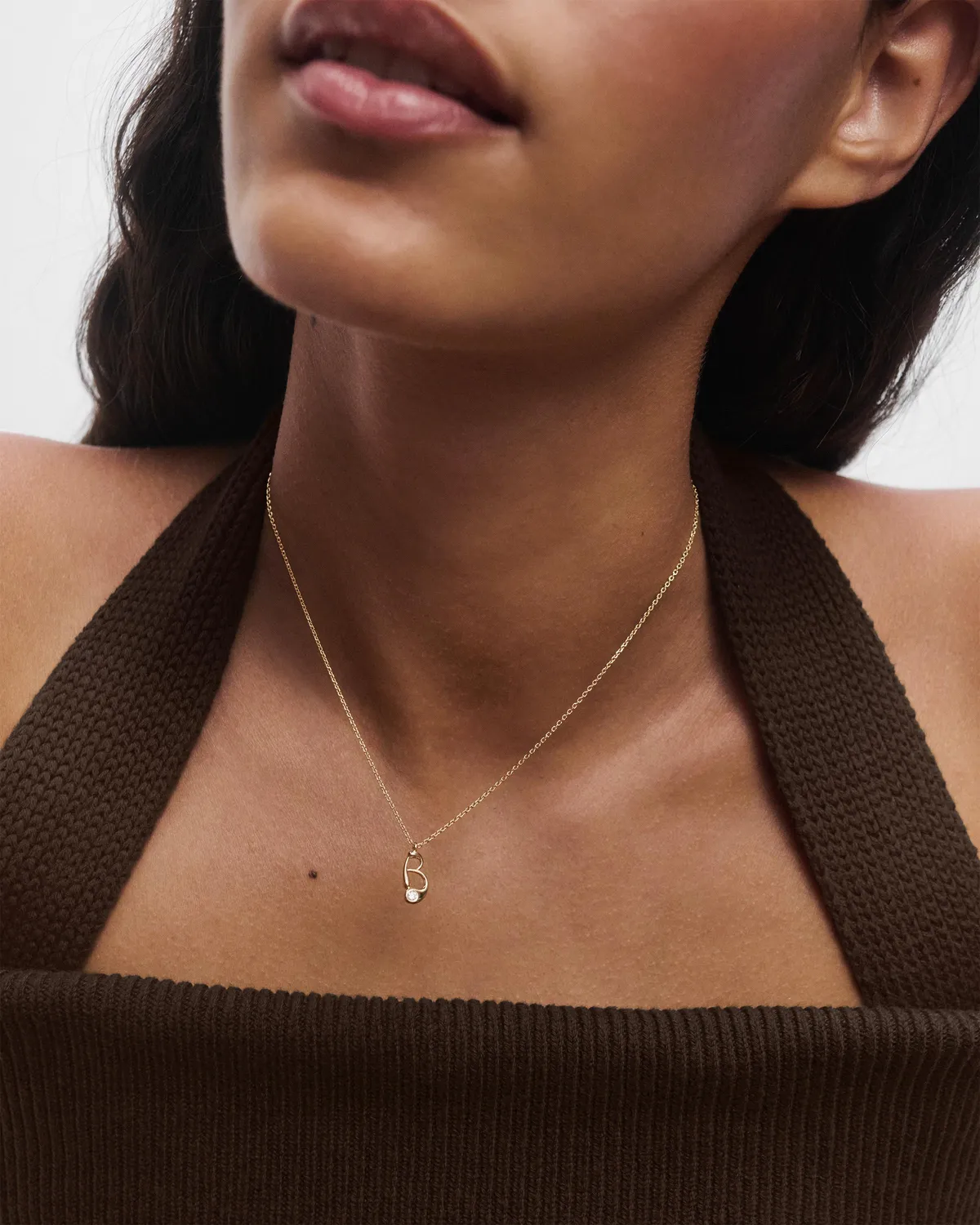 PDPAOLA B collier initiale B doré 40-50 cm