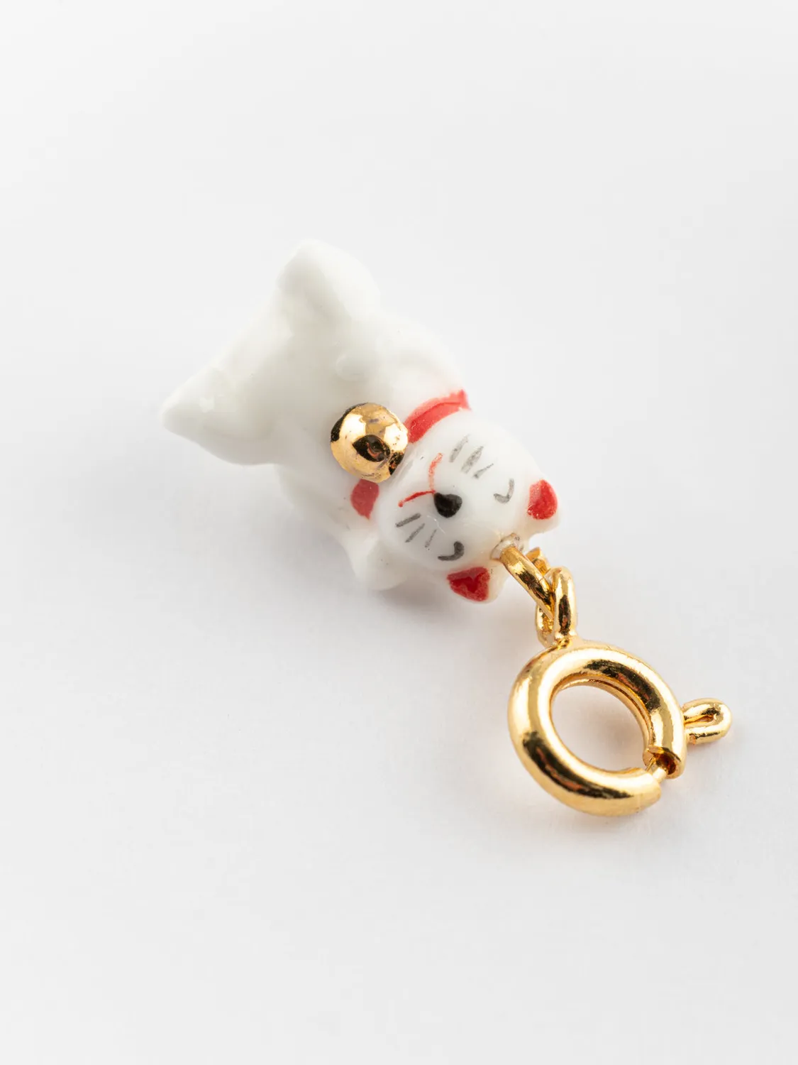 Nach Bijoux Maneki Neko Lucky you charm's porcelaine 2,2 cm