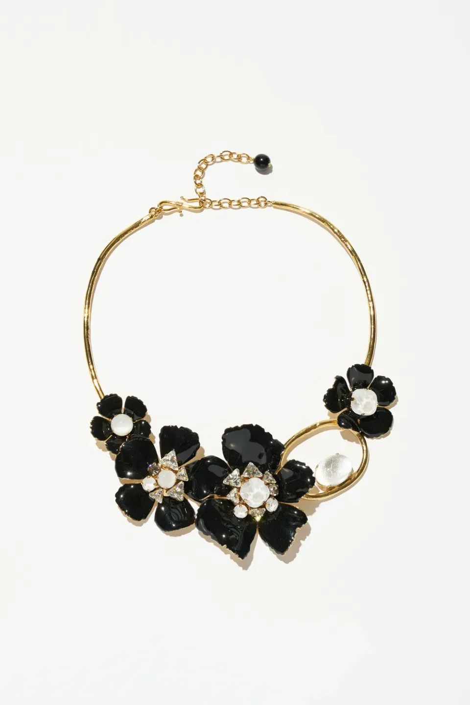 Philippe Ferrandis Black Blossom collier rond noir créateur