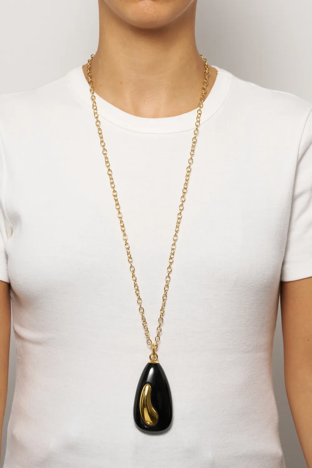 Philippe Ferrandis Baléares collier pendentif goutte ivoire