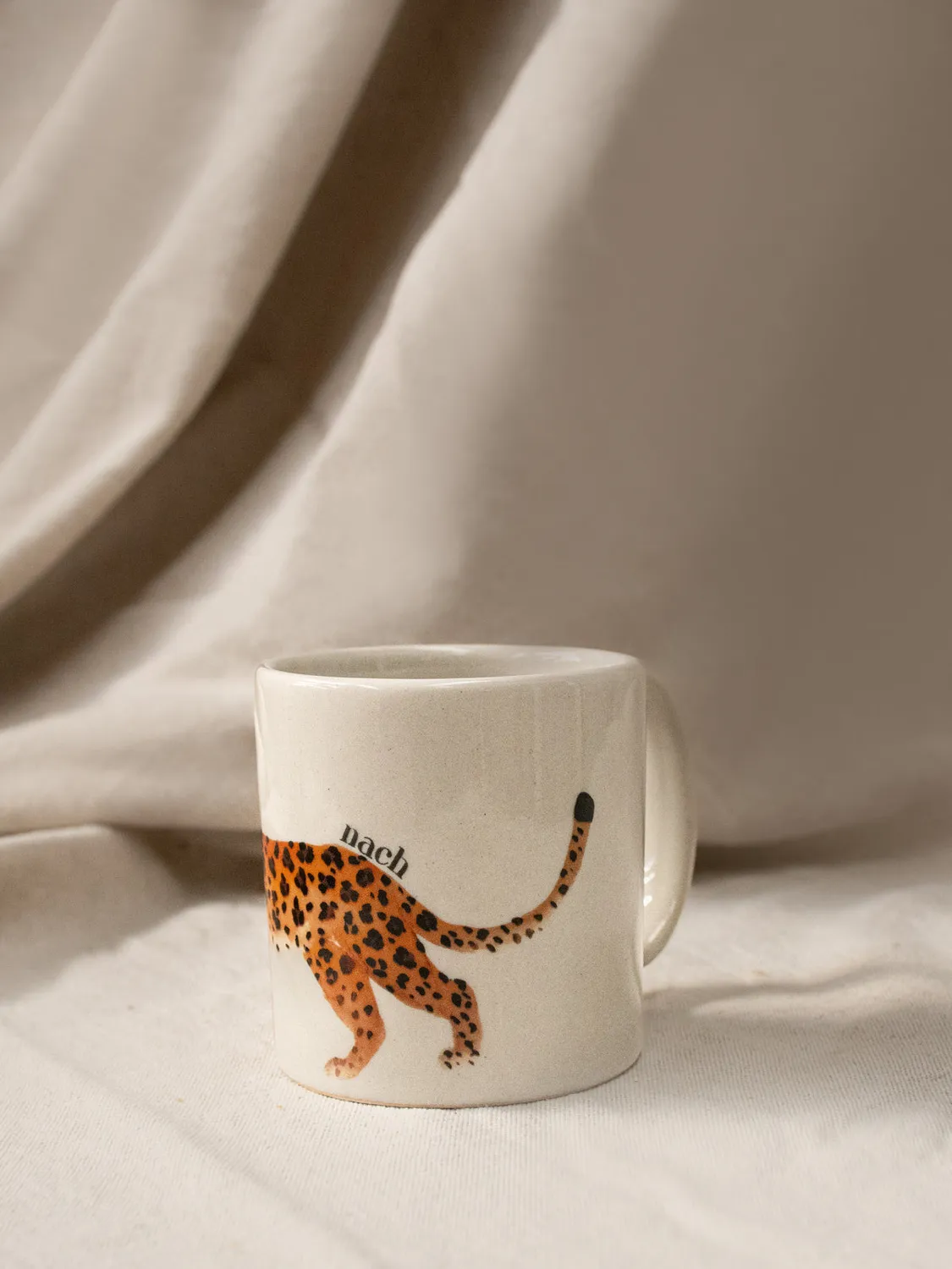 Nach Bijoux Il était une fois mug léopard porcelaine 8,5 cm