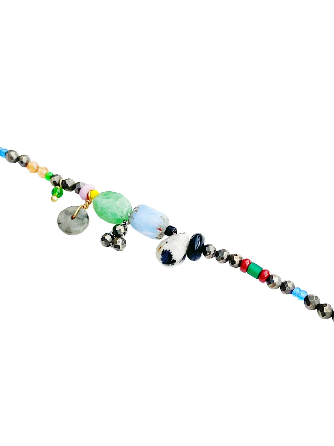 Le Fourbi de Capucine B21_60 bracelet laiton doré pyrite