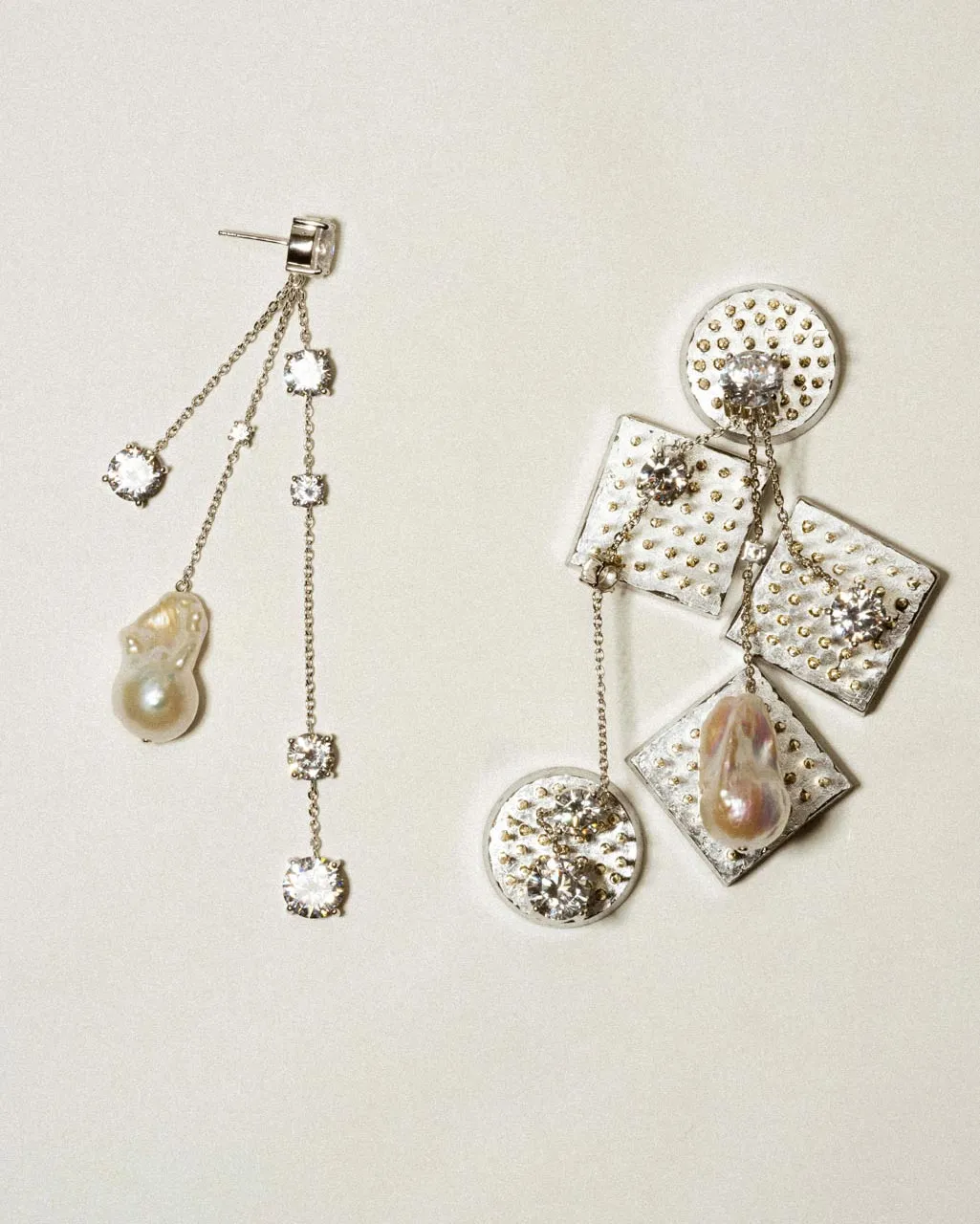 Completedworks Bonafide Madness boucles gouttes perle argent