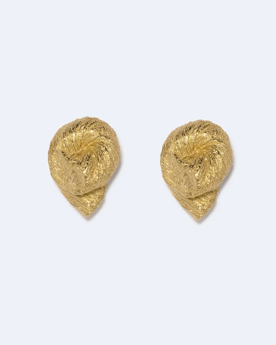 Completedworks Cord boucles plaqué or puces chute