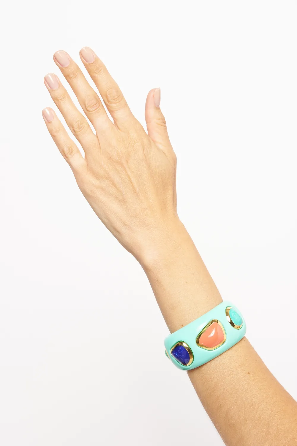 Philippe Ferrandis Riviera Large Cuff bracelet large doré