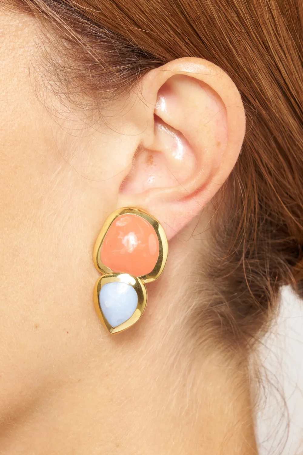 Philippe Ferrandis Riviera boucles clips oreilles