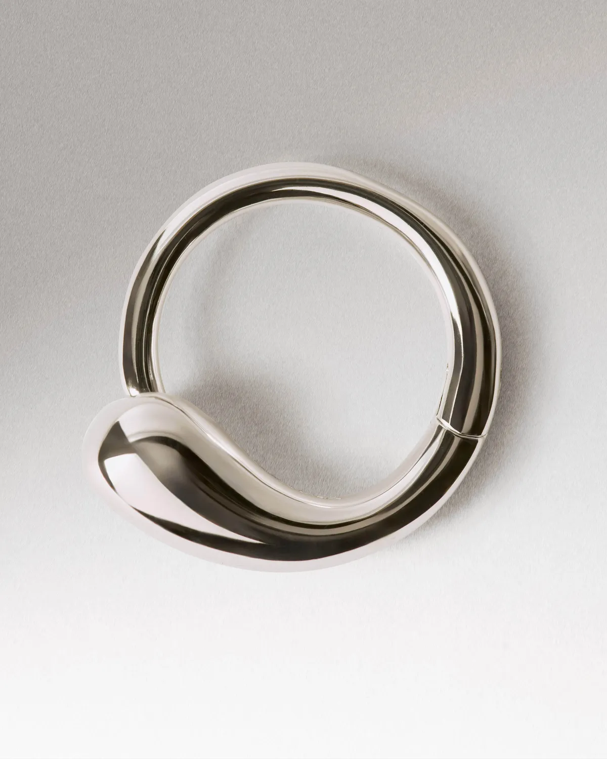 PDPAOLA Loop mono créole argent 7,5 mm