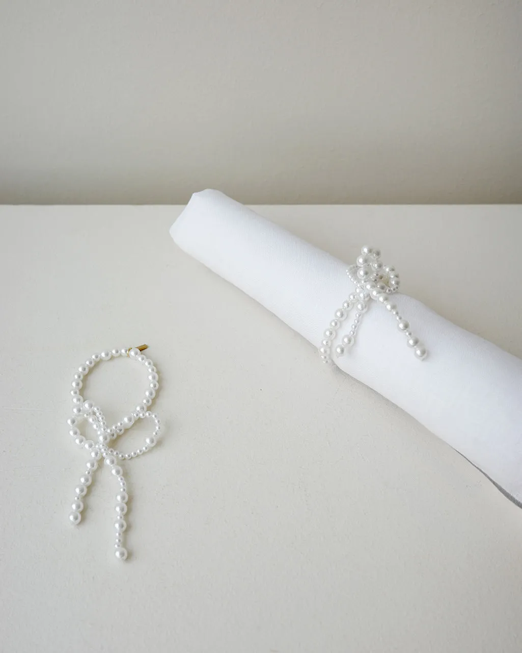 Completedworks Sit-Down lot 2 ronds serviette perles