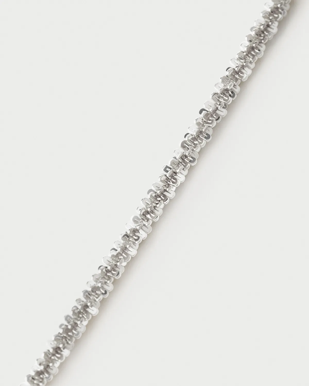PDPAOLA Sparkle collier chaîne argent 45 cm