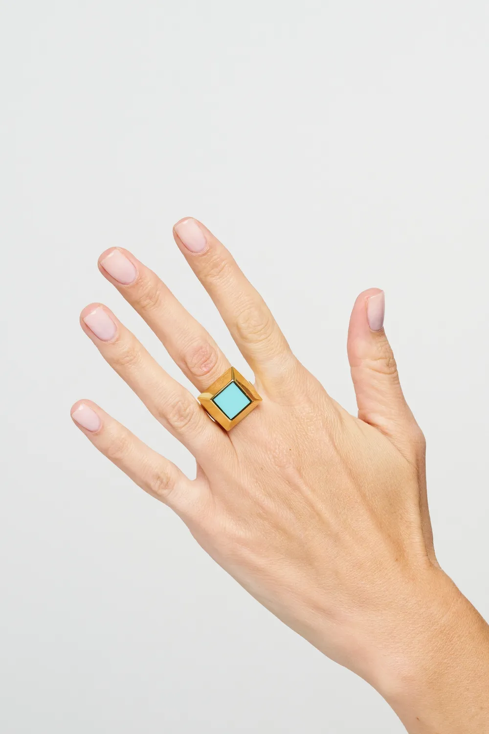 Philippe Ferrandis Kheops bague dorée or fin 24 carats