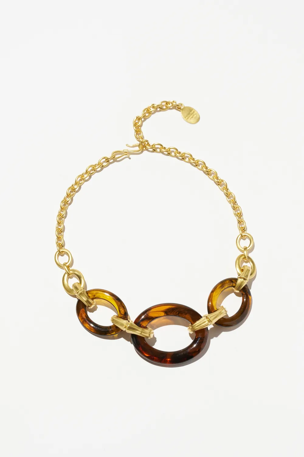 Philippe Ferrandis Bambou adjustable collier réglable doré
