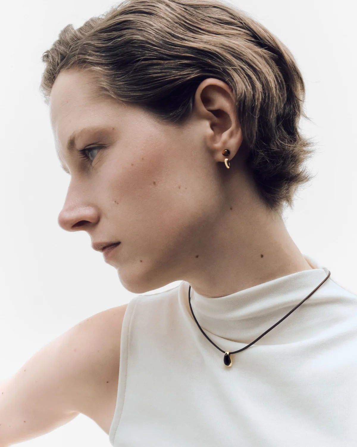 PDPAOLA Nova boucles d'oreilles œil de tigre
