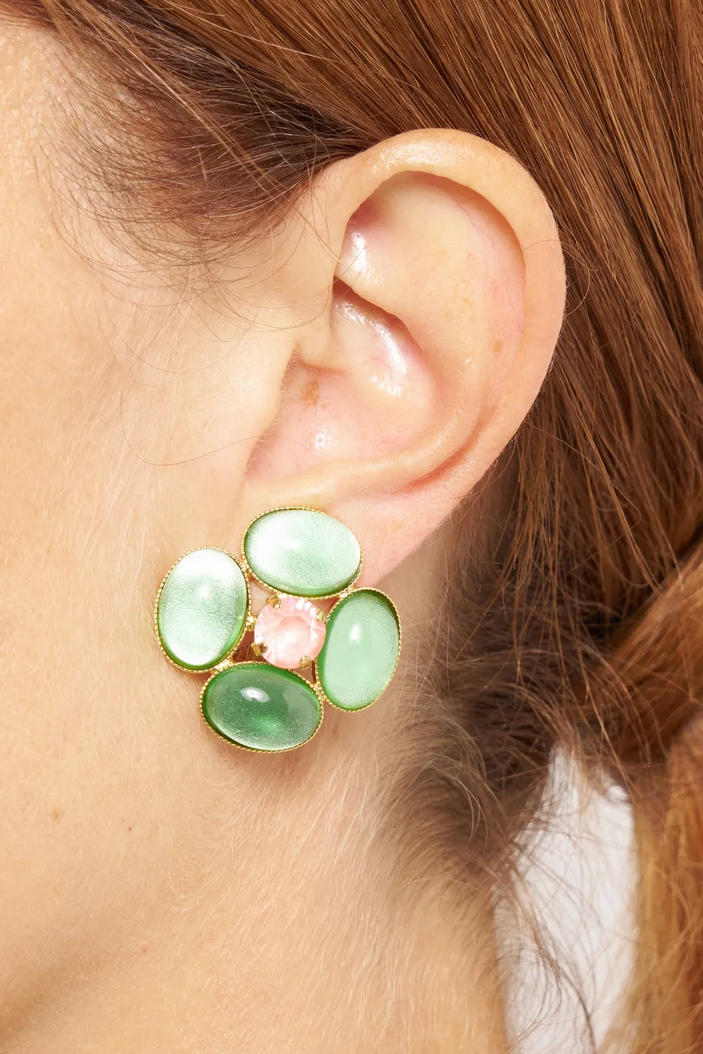 Philippe Ferrandis Sorbet clips boucles d’oreilles