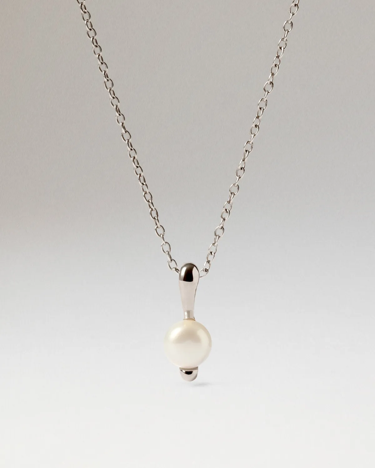 PDPAOLA La Perla pendentif argent perle d'eau douce