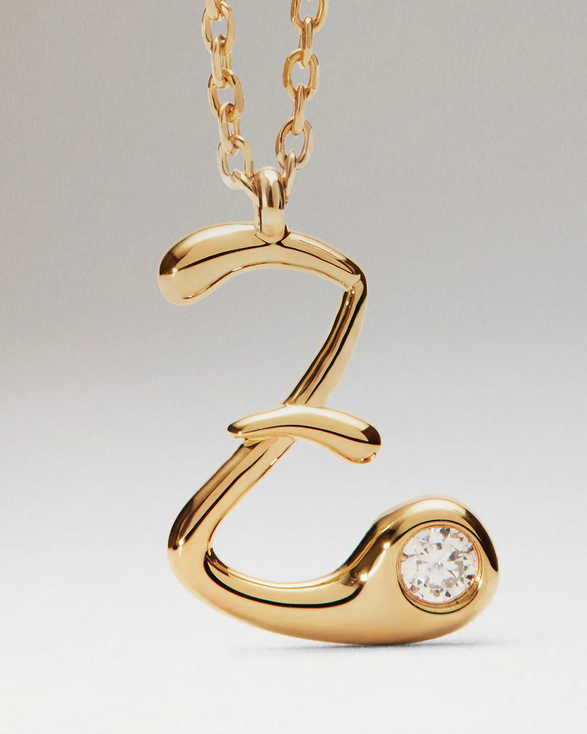 PDPAOLA Initial Z collier lettre doré 40-50 cm