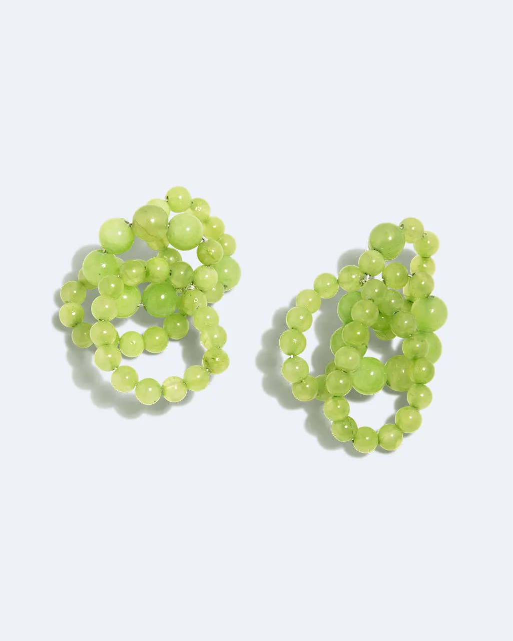 Completedworks Iceberg boucles argent calcite verte