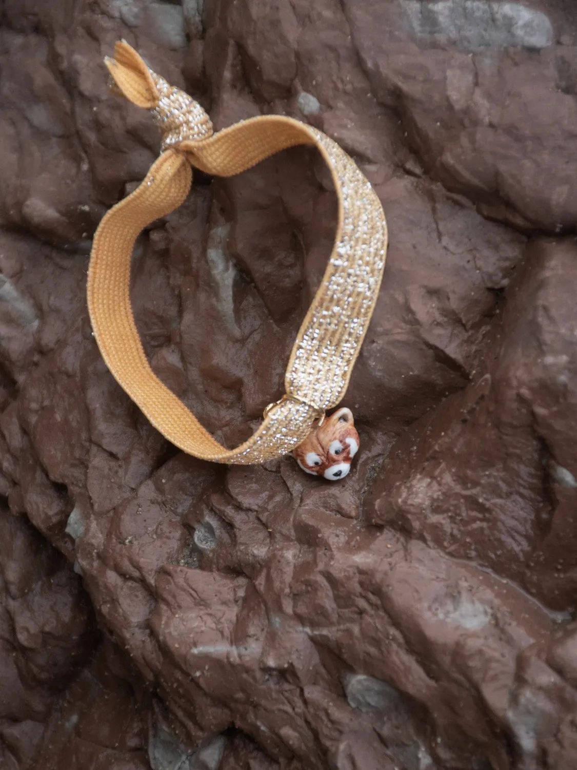 Nach Bijoux Twistband bracelet panda roux élastique
