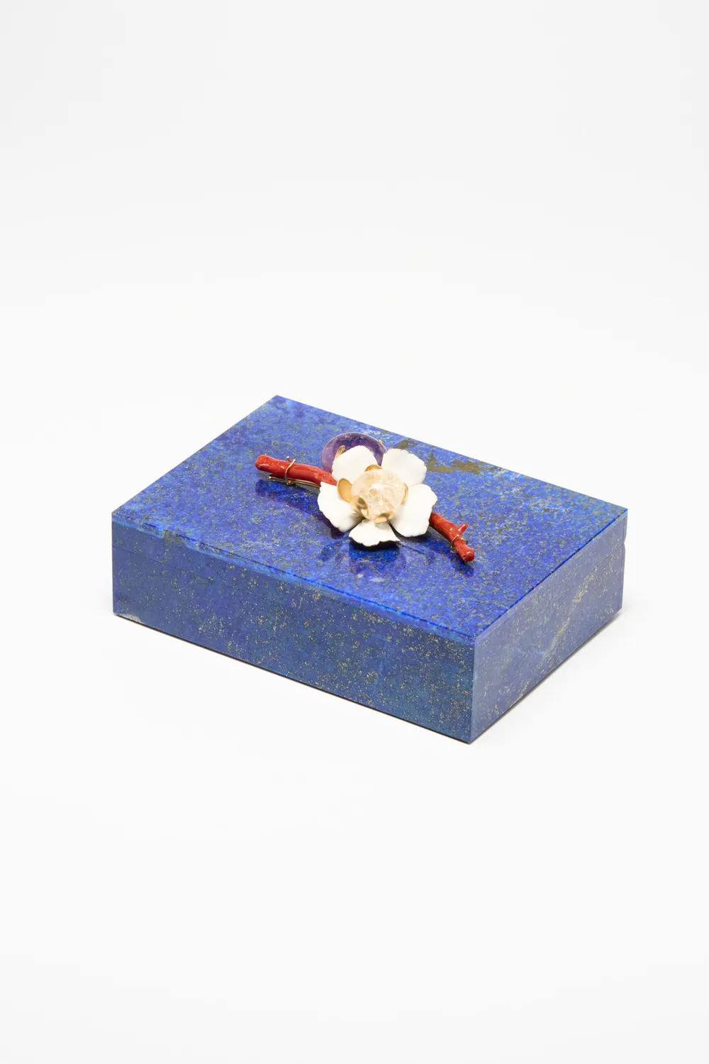 Philippe Ferrandis boîte lapis-lazuli unique corail