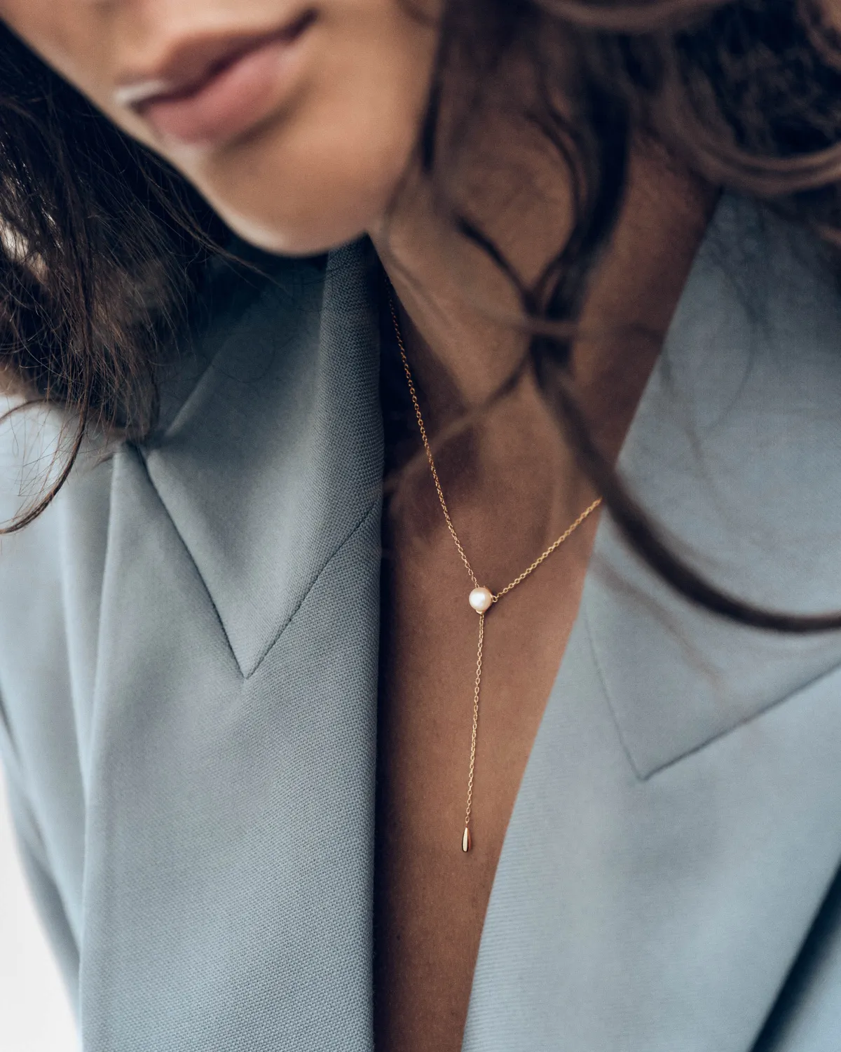 PDPAOLA Stella collier perle blanche nacrée