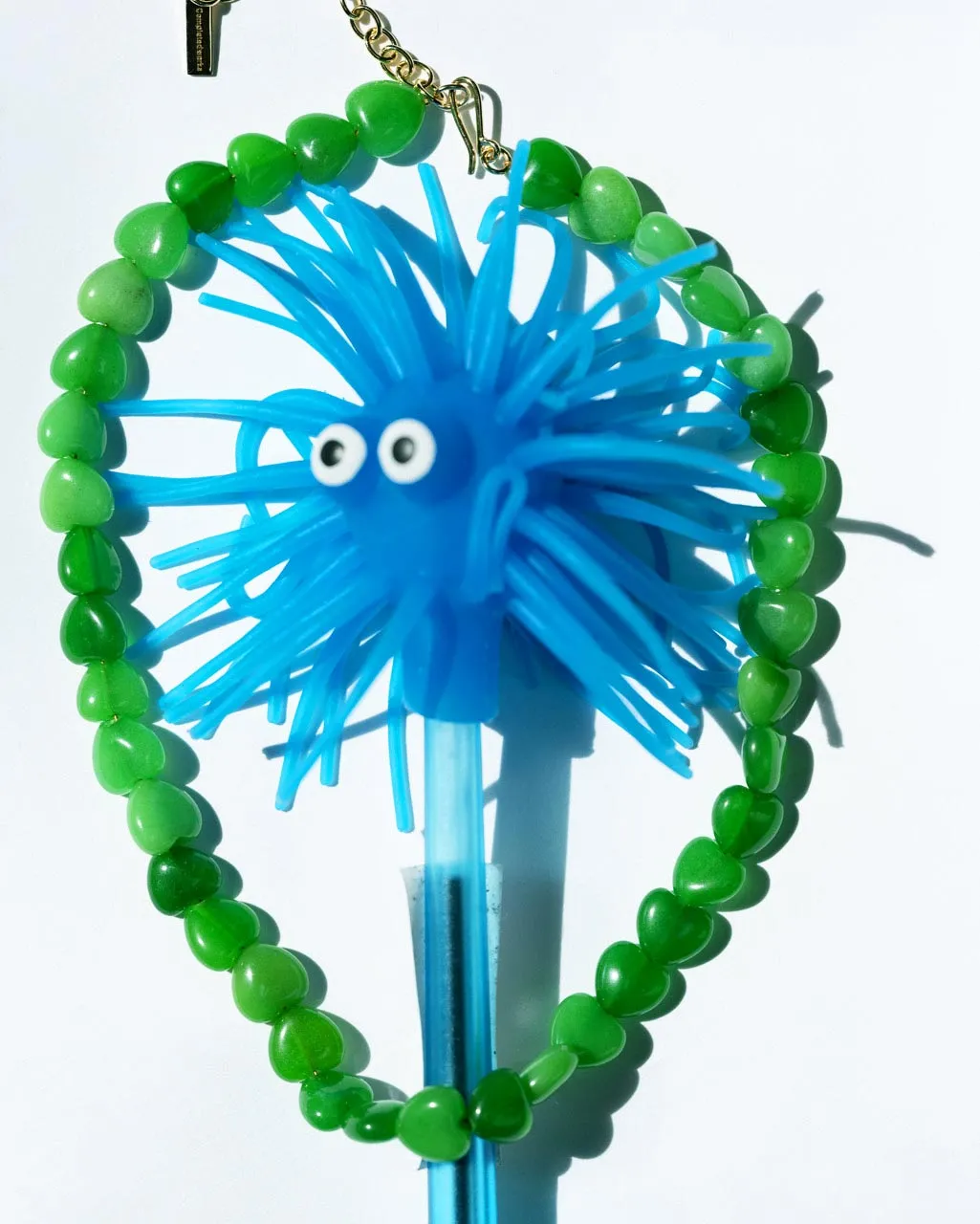 Completedworks The Heart's Window collier cœur vermeil vert