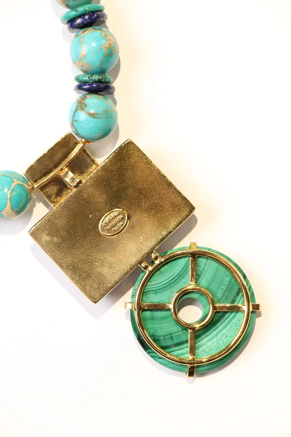 Philippe Ferrandis Geometry collier pièce unique lapis