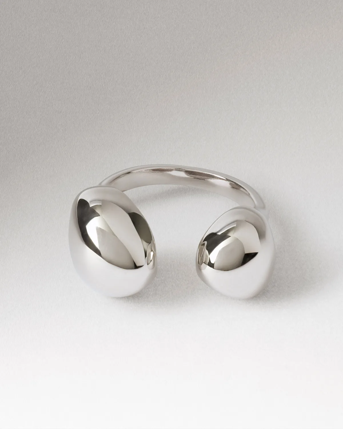 PDPAOLA Gravity bague argent large 11,6 mm