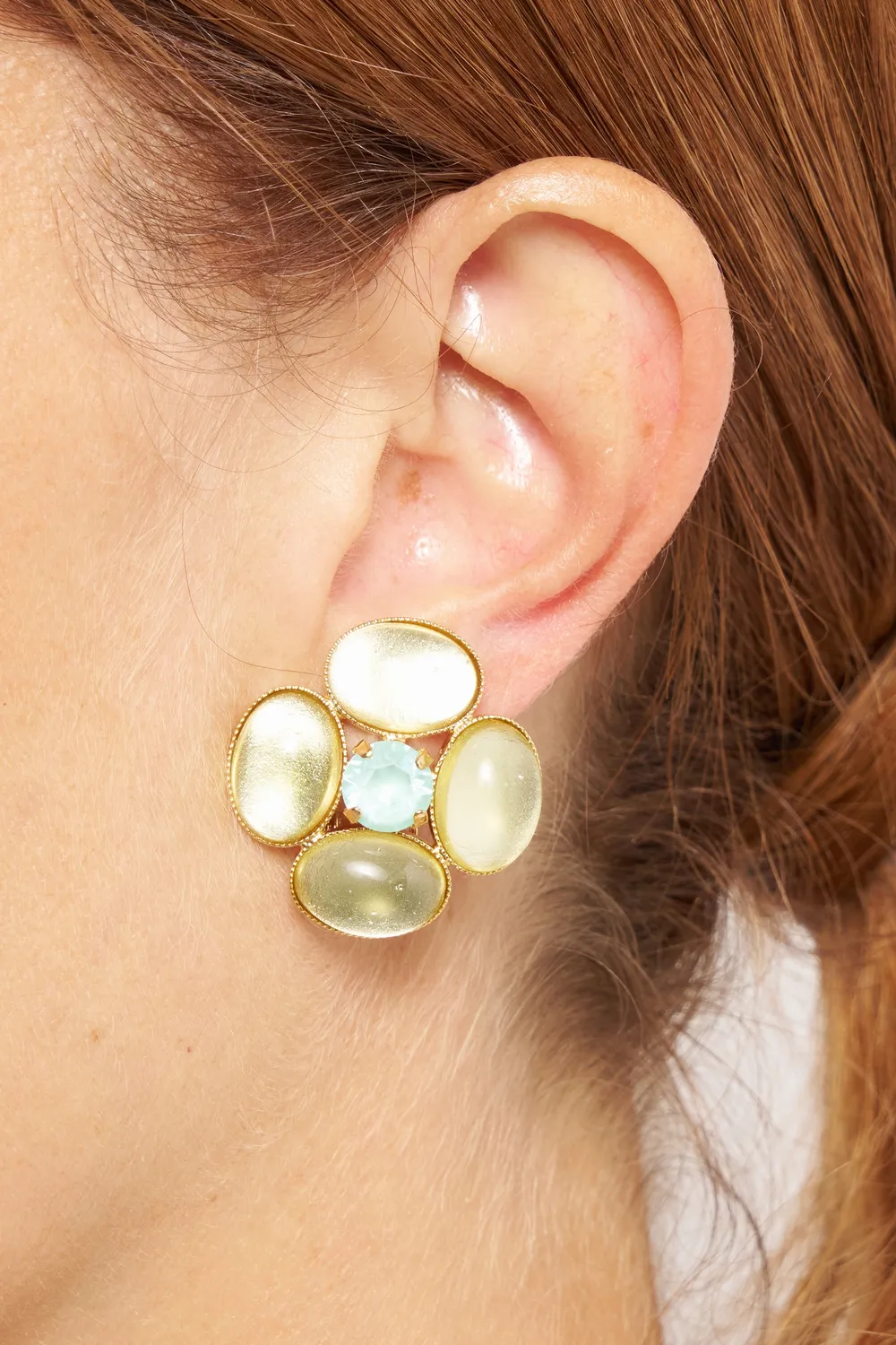 Philippe Ferrandis Sorbet clips boucles d’oreilles