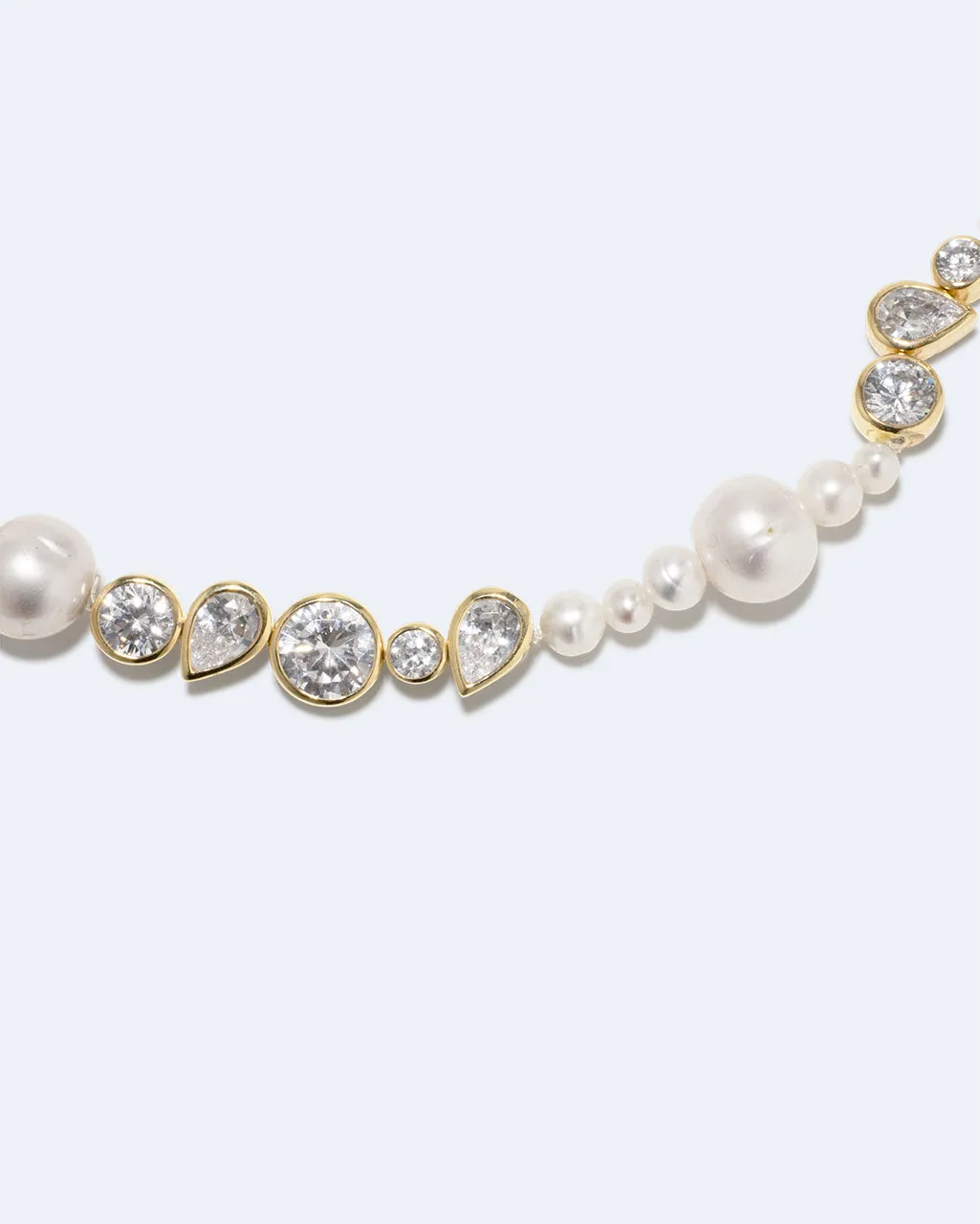Completedworks Glitch collier perles zircone vermeil