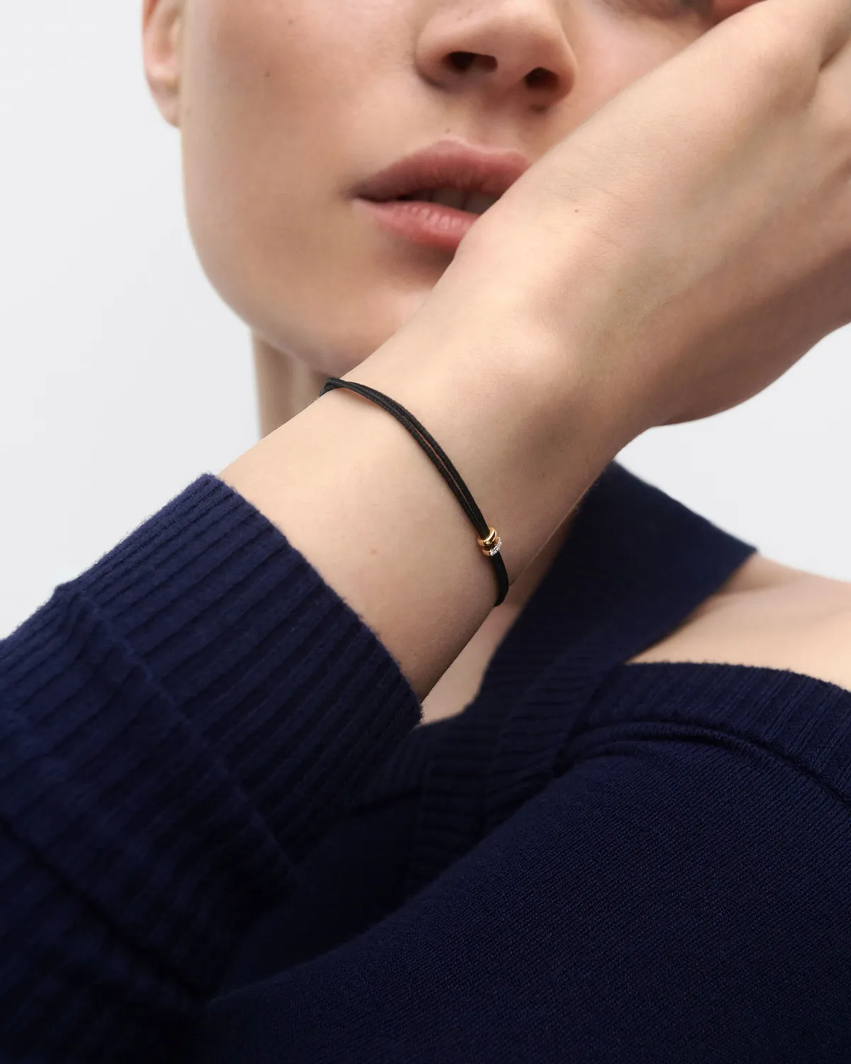 PDPAOLA Amy Diamond bracelet cordon diamants