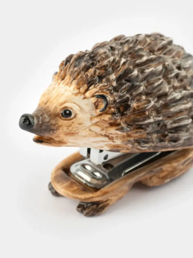 Nach Bijoux agrafeuse hérisson porcelaine artisanale