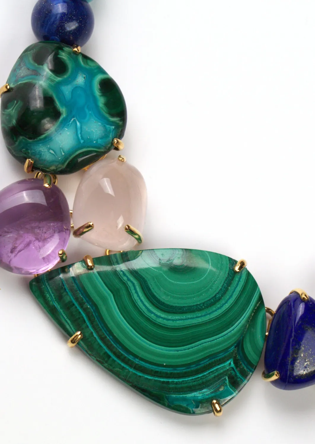 Philippe Ferrandis Pièces Uniques collier malachite unique