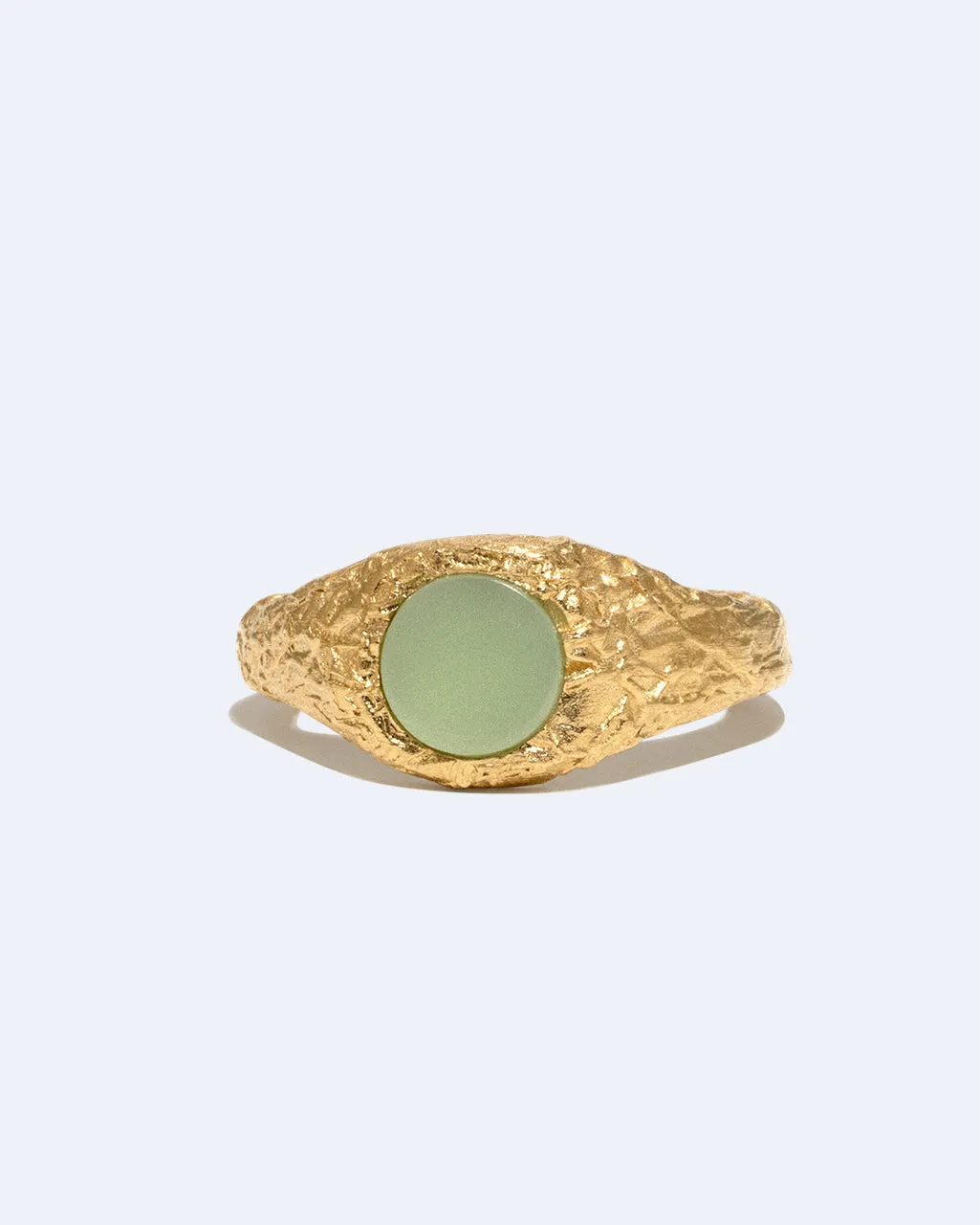 Completedworks Foil bague jade résine vermeil or