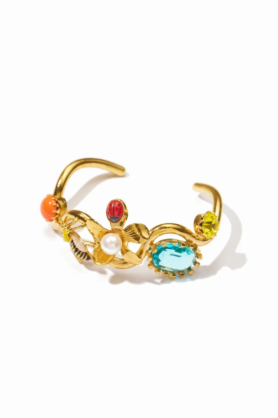 Philippe Ferrandis Alegoria Bracelet Cabochon Verre Réglable