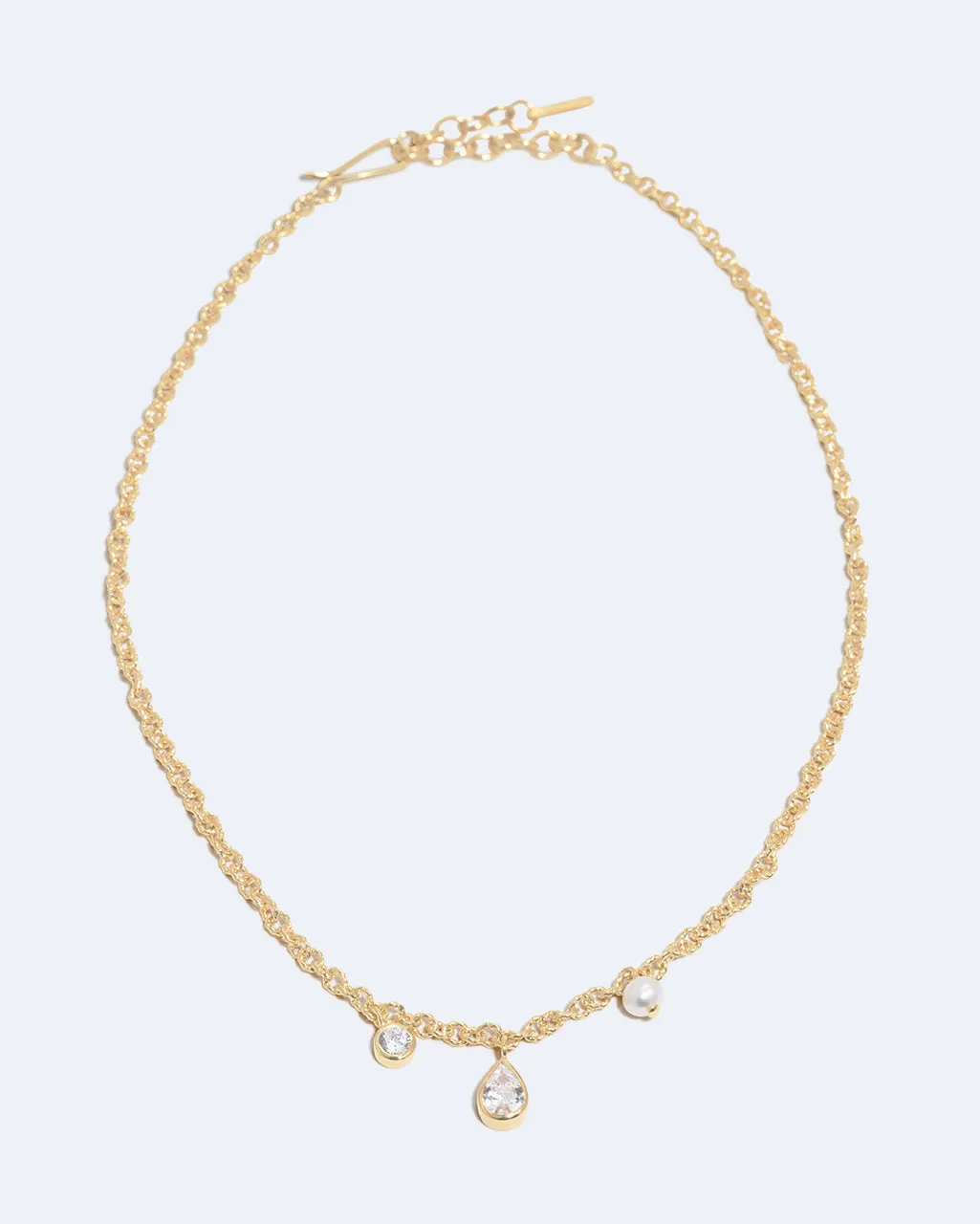 Completedworks Catch Of The Day collier vermeil perles zirconia