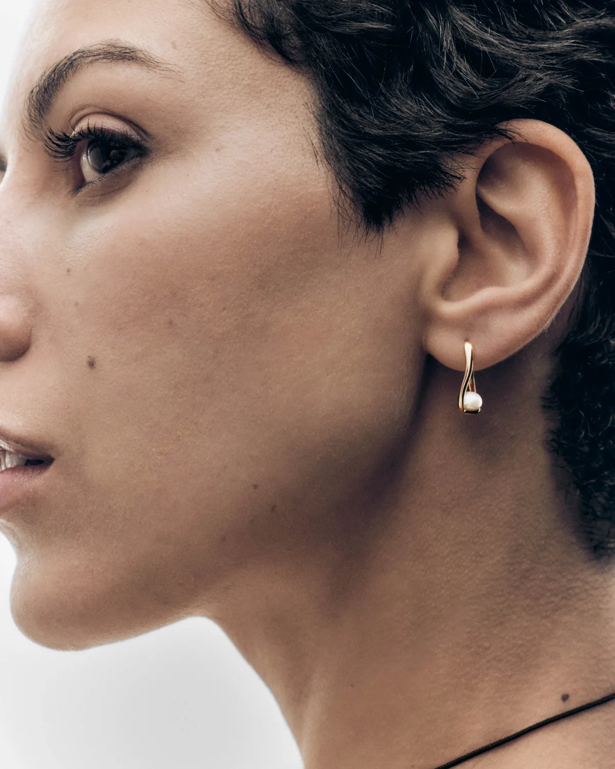 PDPAOLA La Perla Aura créoles perle 17,8 mm